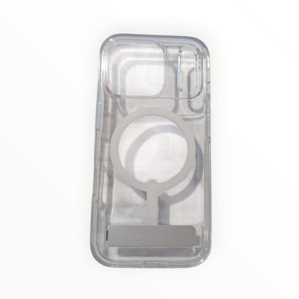 Oo2-U ZAGG Crystal Palace‎ Snap Case w/ Kickstand iPhone 17 Pro Clear Scuffing
